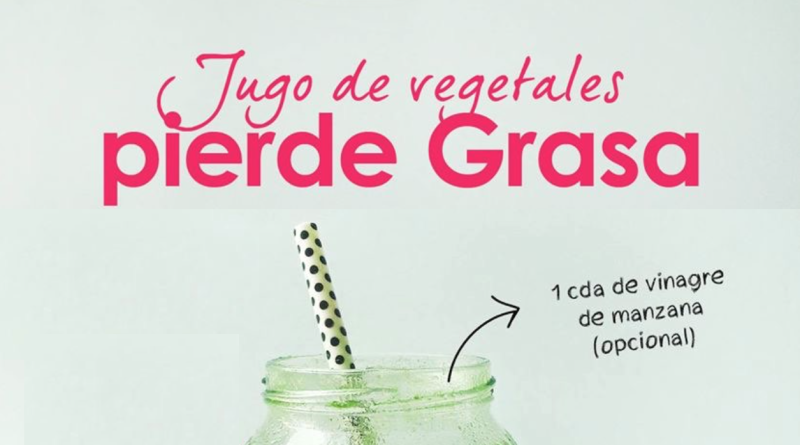 Jugo de vegetales Pierde Grasa