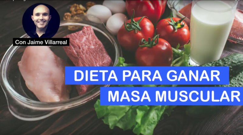 Dieta para ganar masa muscular