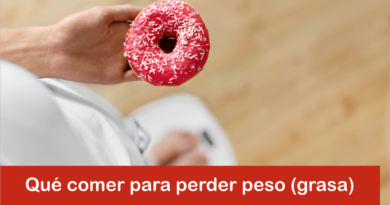 Qué comer para perder peso (grasa)