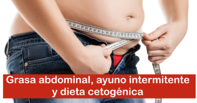 Grasa abdominal, ayuno intermitente y dieta cetogénica