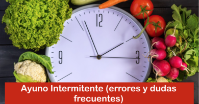 Ayuno Intermitente, errores y dudas frecuentes