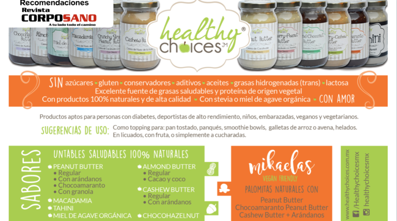 Healthy Choices - Recomendaciones CorpoSano