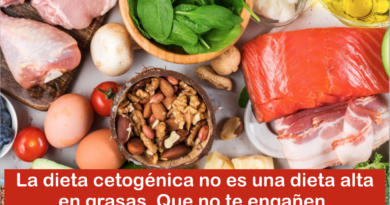 La dieta cetogénica no es una dieta alta en grasas