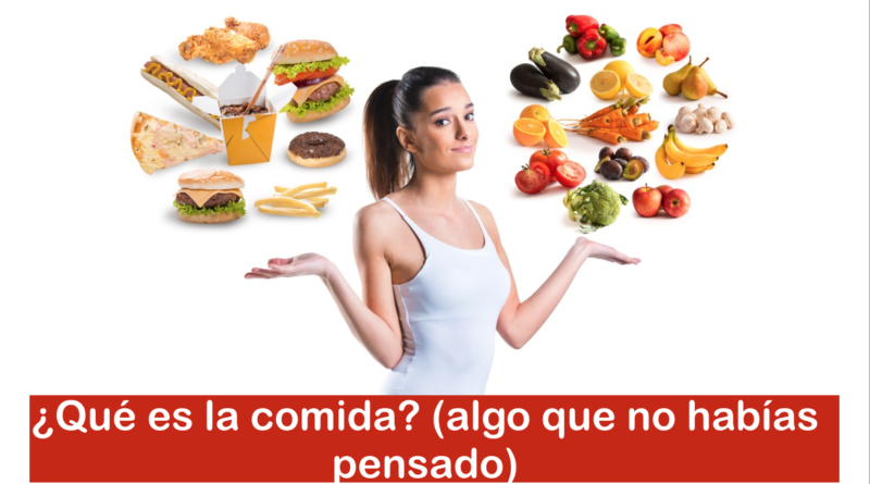 ¿Qué es la comida?