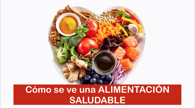 Cómo se ve una alimentación saludable